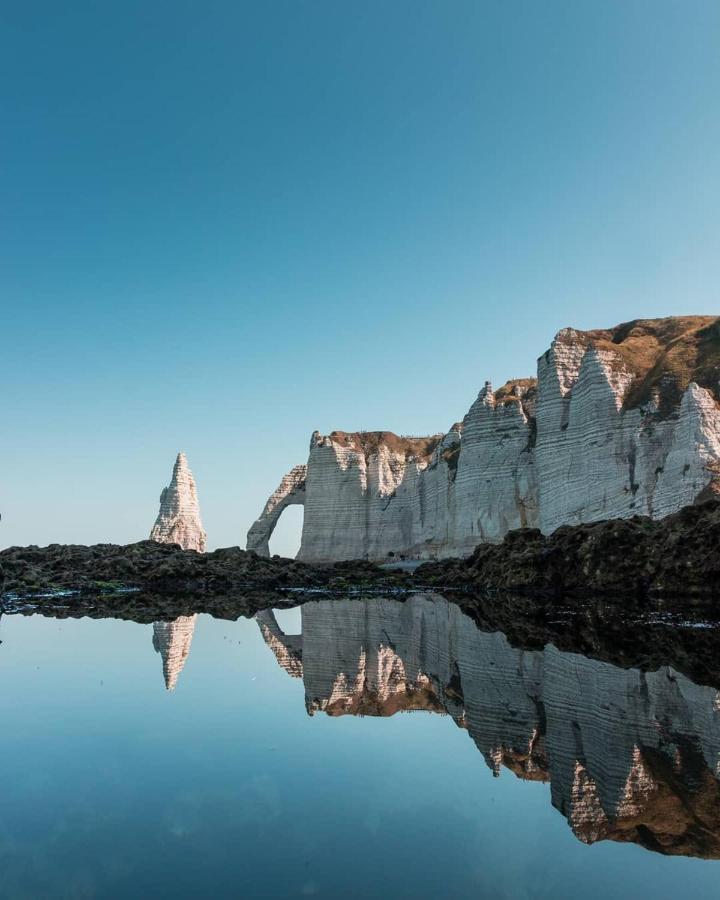 Вилла Comme Un Poisson Dans L'Eau Этрета Экстерьер фото
